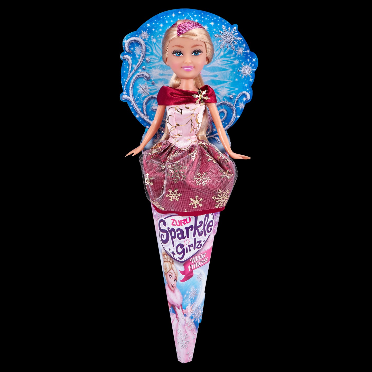 Poupée SPARKLE GIRLZ Princesse d'hiver en cône, 4 asst., D, 10017BQ1