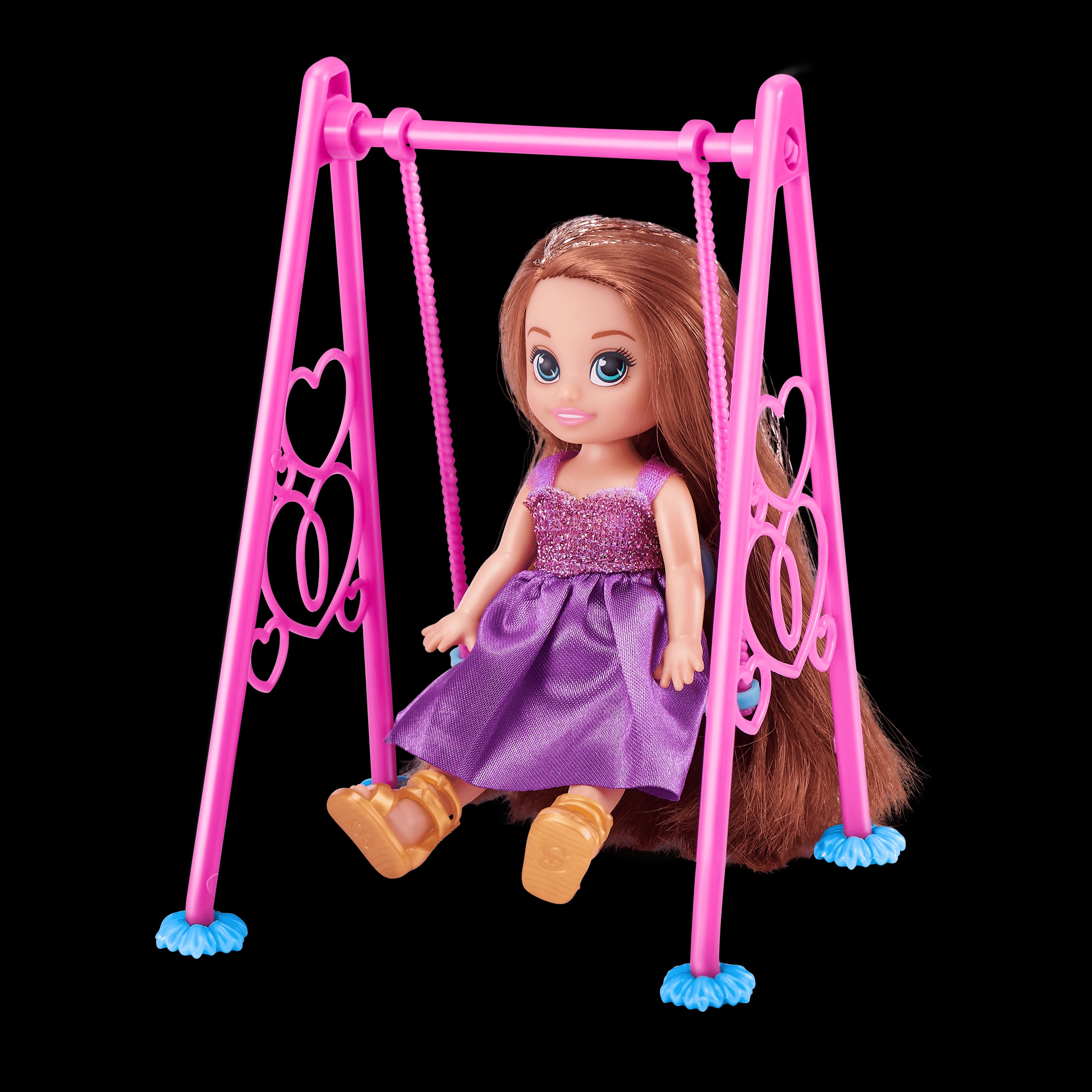 Ensemble de poupées sparkle girlz kingdom castle avec poupée cupcake 10052