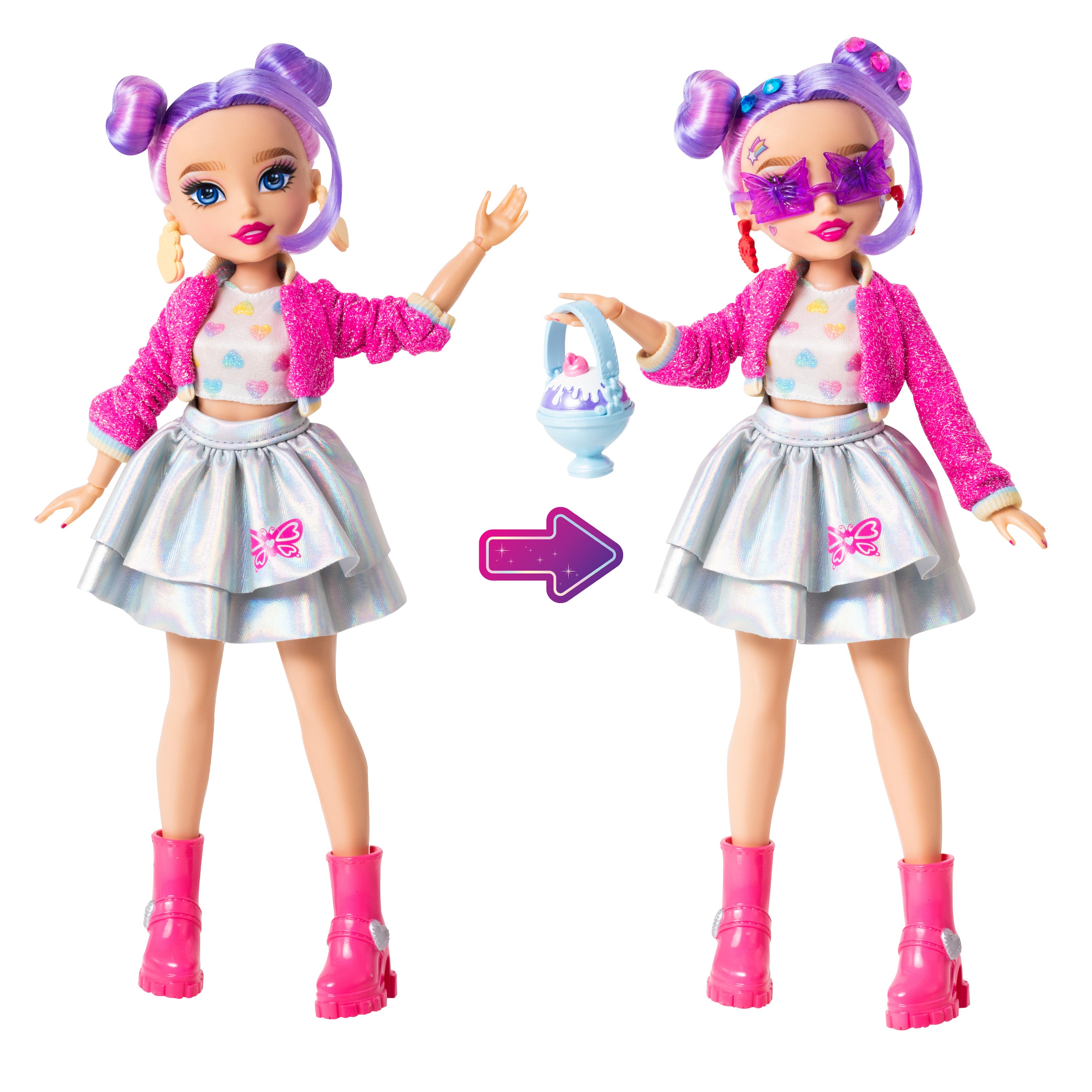 Poupée GLO UP GIRLS avec accessoires Sadie, série 2, 83012
