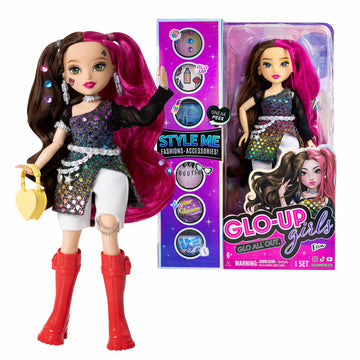 Poupée glo up girls avec accessoires erin série 2 83014