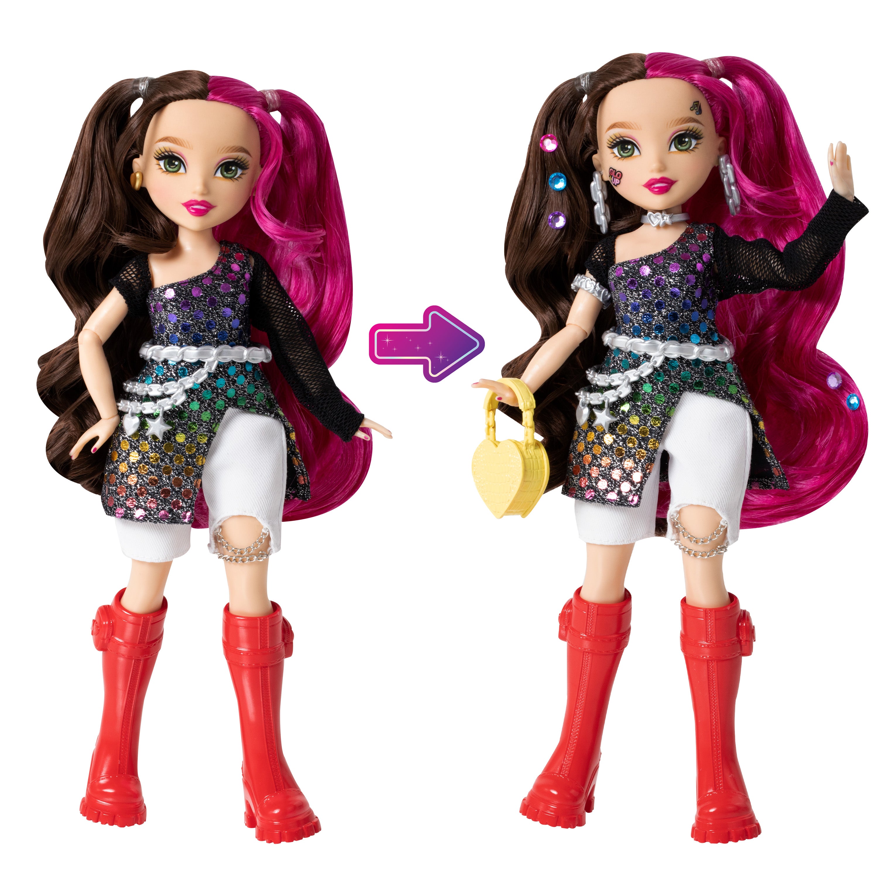 Poupée GLO UP GIRLS avec accessoires Erin, série 2, 83014