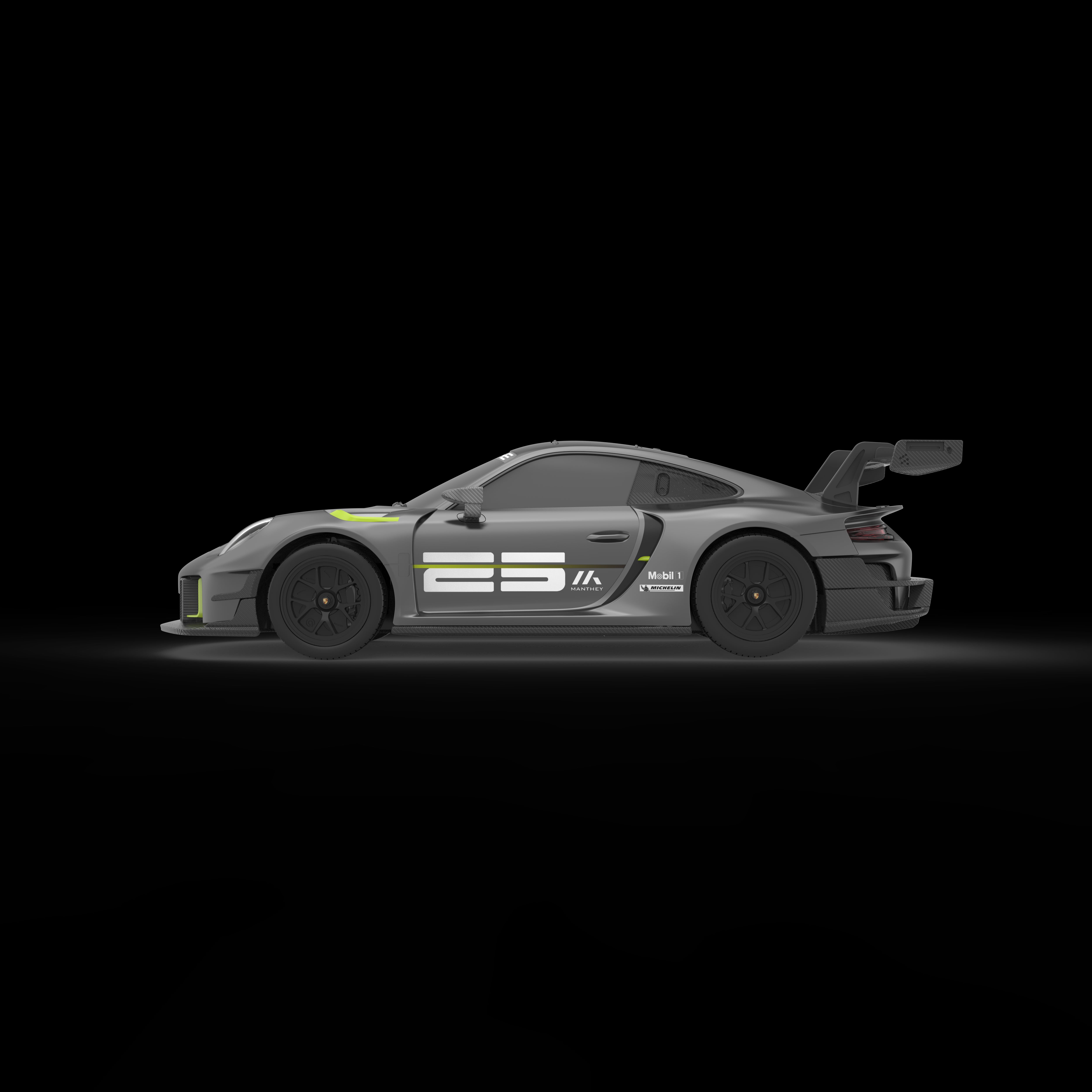 Modèle de voiture télécommandée rastar 1:24 porsche 911 gt2 rs clubsport 25 99700