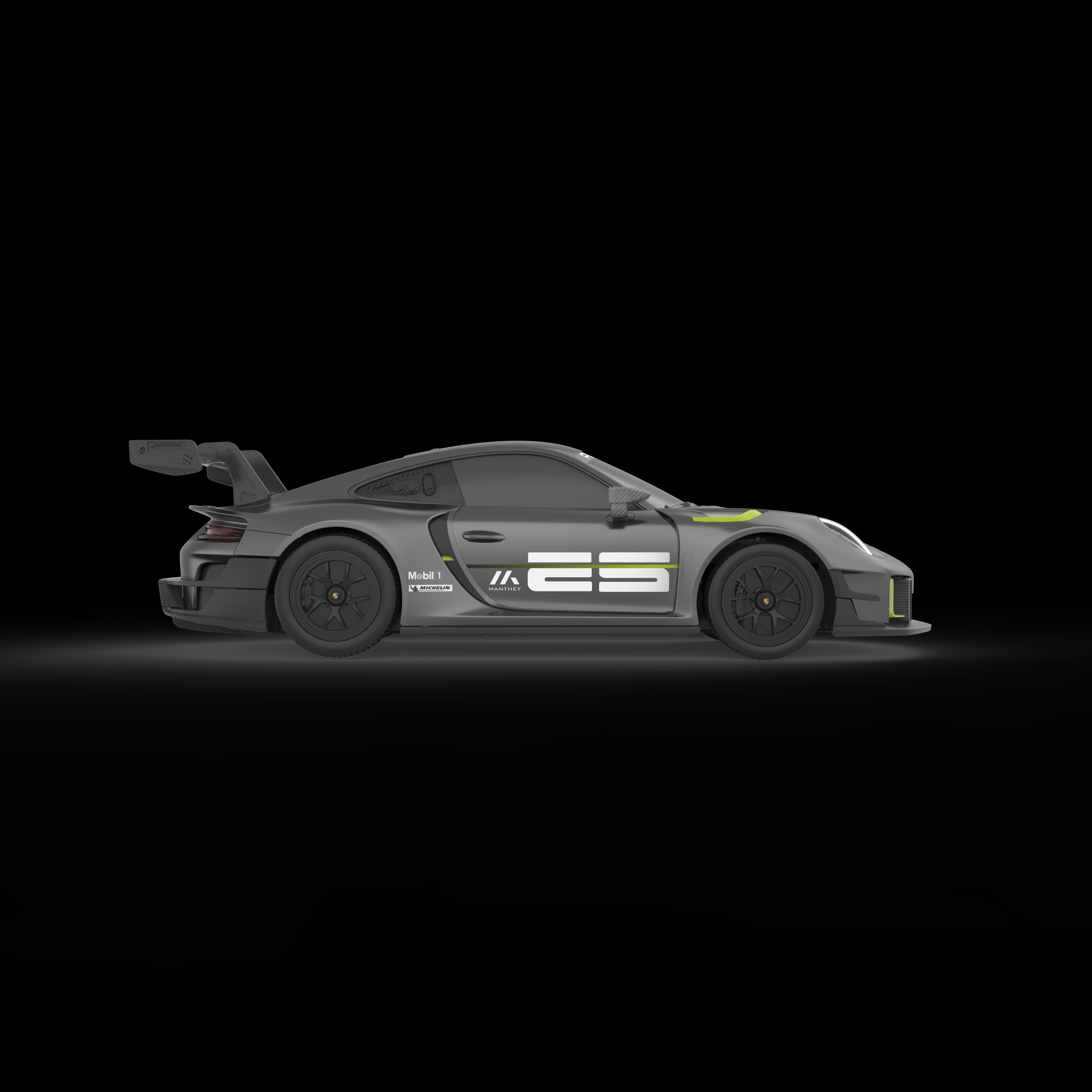 Modèle de voiture télécommandée rastar 1:24 porsche 911 gt2 rs clubsport 25 99700