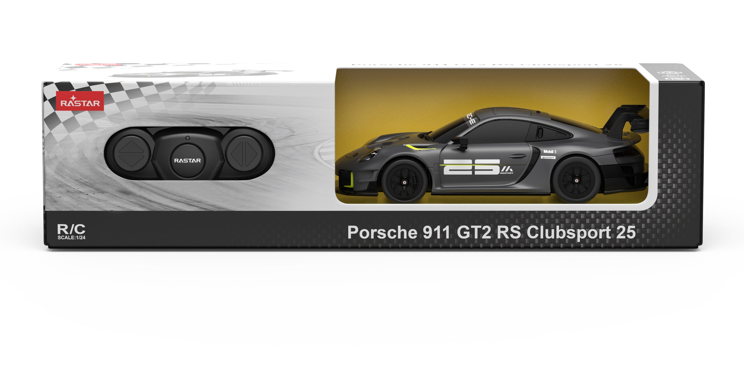 Modèle de voiture télécommandée RASTAR 1:24 Porsche 911 GT2 RS Clubsport 25, 99700