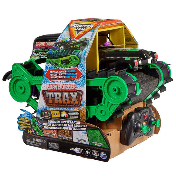 Véhicule télécommandé MONSTER JAM Grave Digger Trax, 6067880