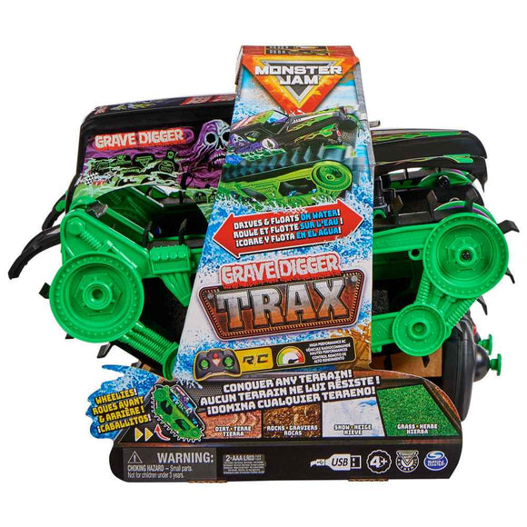 Véhicule télécommandé MONSTER JAM Grave Digger Trax, 6067880