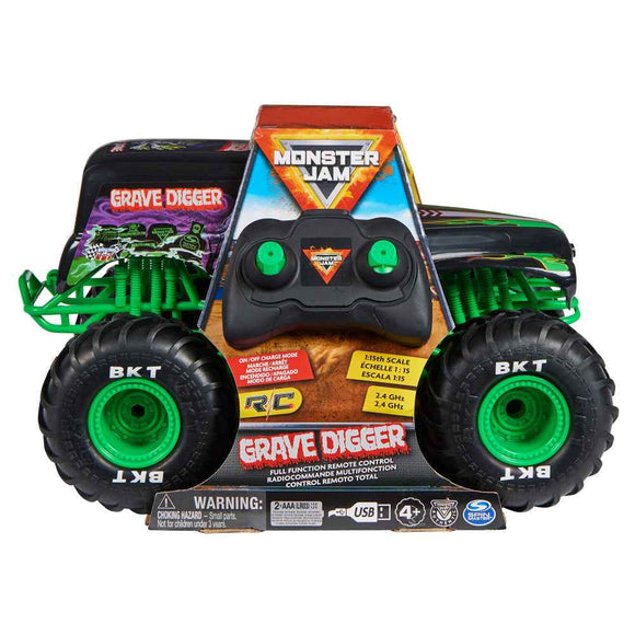 MONSTER JAM 1:15 RC monster truck Grave Digger, 6068258