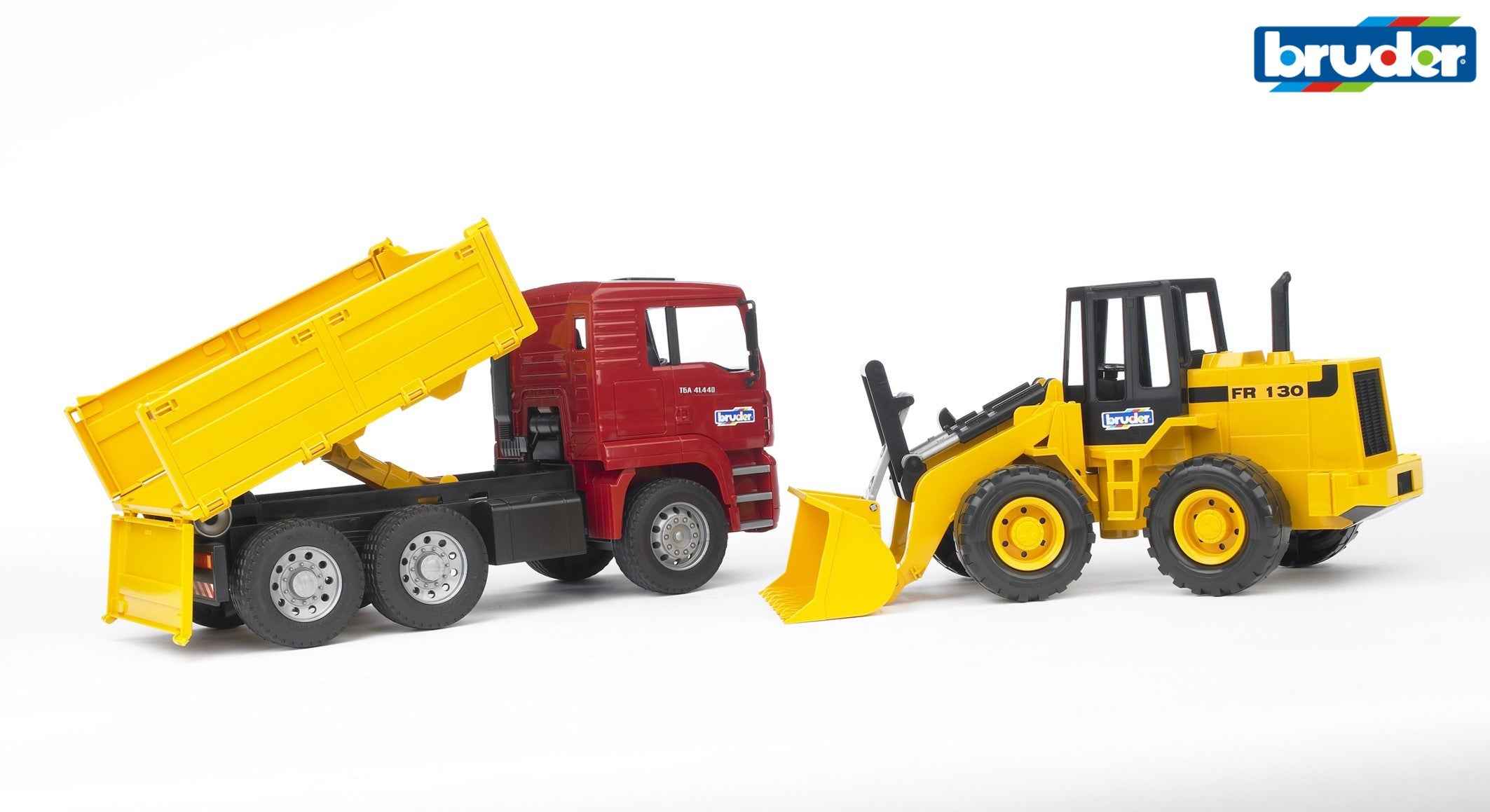 Camion de chantier BRUDER avec chargeuse articulée, 02752
