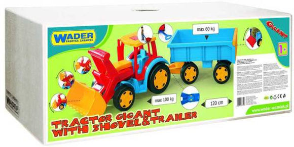 Chargeur avec remorque 117 cm Gigant Tractor