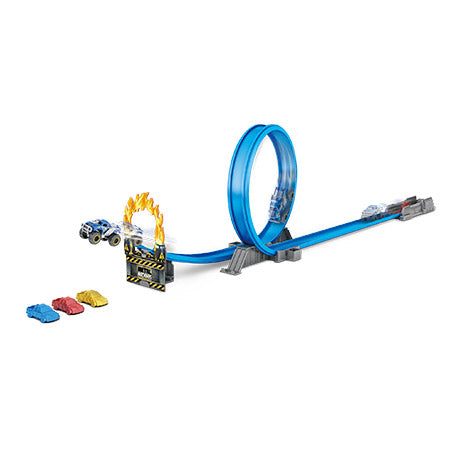 Machines métalliques piste automobile folie routière