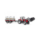Véhicule Tracteur Massey Ferguson avec remorque