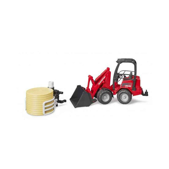 BRUDER Schaffer Loader 2630 with Roll Grab, + 1 Roll, 02192