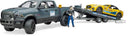 BRUDER RAM 2500 Power Wagon with Trailer, 02504