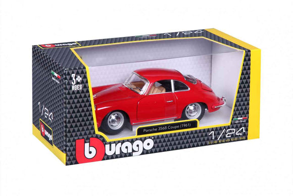 BBURAGO 1:24 car model Porsche 356B Coupe, 18-22079 CM