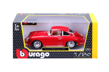 BBURAGO 1:24 car model Porsche 356B Coupe, 18-22079 CM