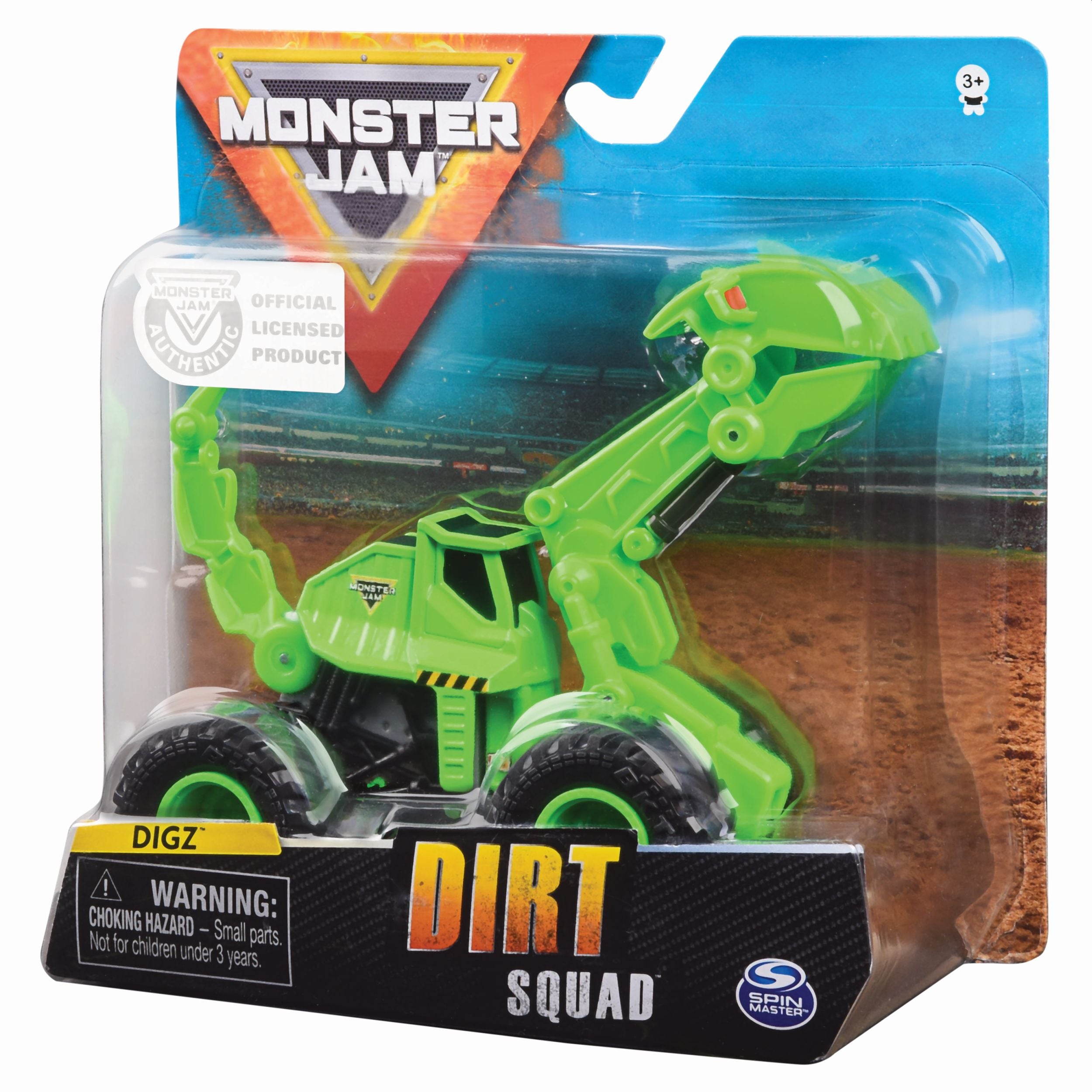 Monster Jam buldozeris 1:64 Dirt Squad, assortiment, 6055226