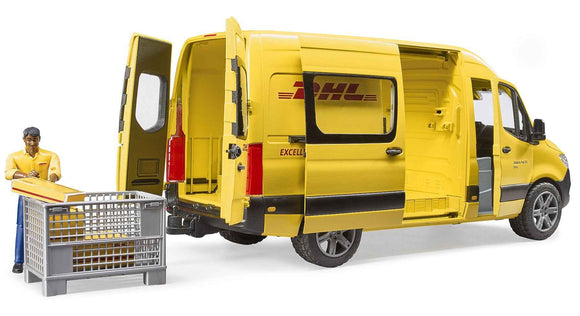 BRUDER 1:16 camionnette de livraison MB Sprinter DHL avec chauffeur, 02671