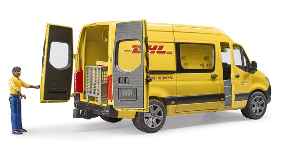 BRUDER 1:16 camionnette de livraison MB Sprinter DHL avec chauffeur, 02671