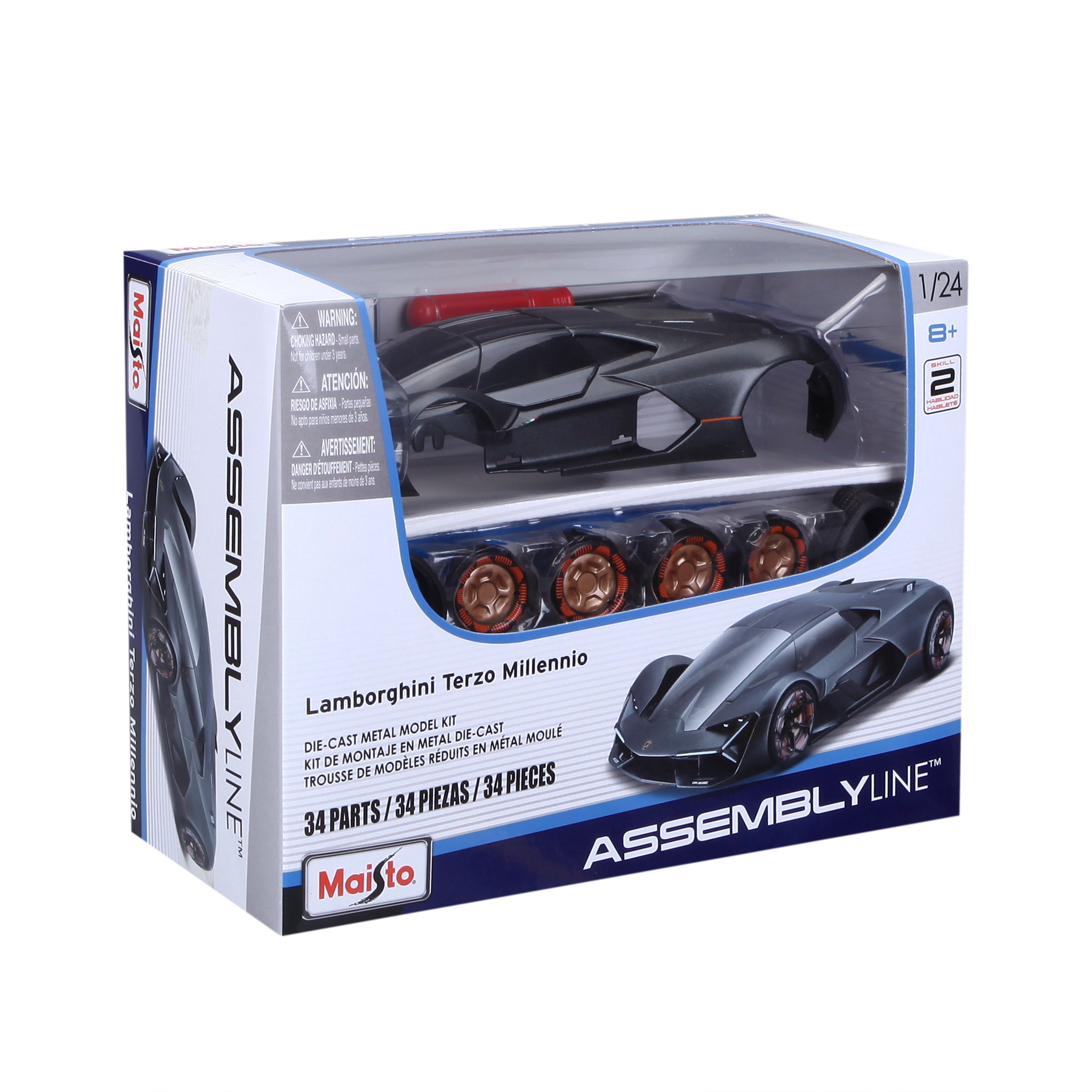 Modèle réduit de voiture MAISTO DIE CAST 1:24 Lamborghini Terzo Millennio, 39287