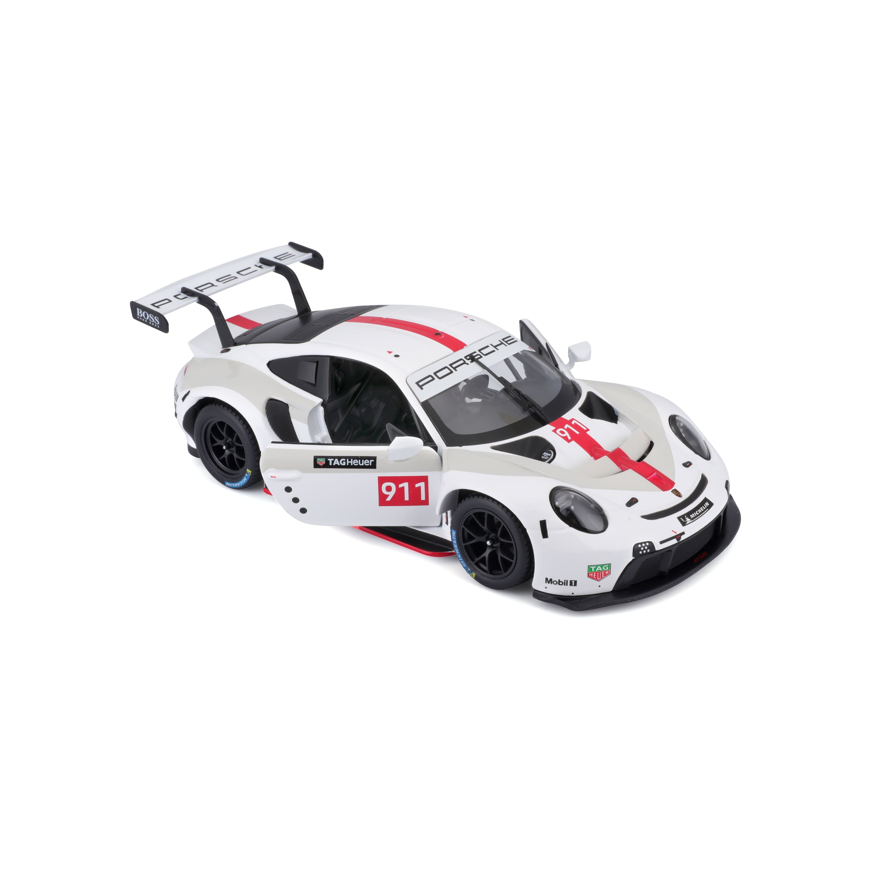 Modèle réduit de voiture de course BBURAGO 1:24 Porsche 911 RSR, 18-28013
