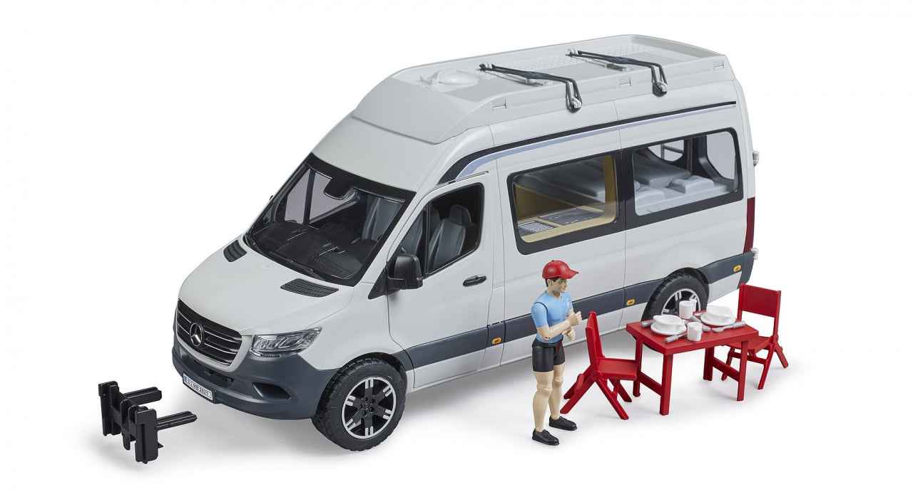 Camping-car BRUDER MB Sprinter avec chauffeur, 02672