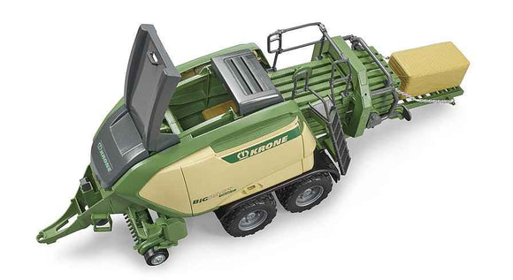 BRUDER Krone BigPack 1290HDP VC avec 2 balles de foin en bloc, 02033