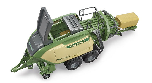 BRUDER Krone BigPack 1290HDP VC avec 2 balles de foin en bloc, 02033