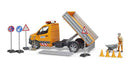 BRUDER MB Sprinter municipal vehicle including light and sound module, driver and accessories, 02677