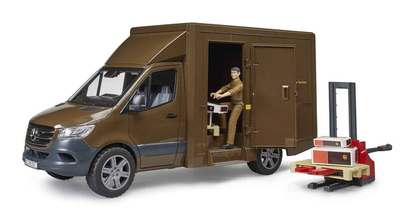 Onduleur BRUDER MB Sprinter avec pilote et accessoires, 02678