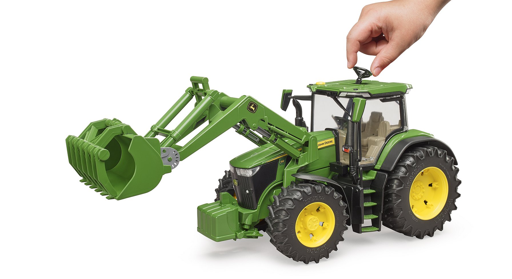 BRUDER John Deere 7R 350 avec chargeur frontal, 03151
