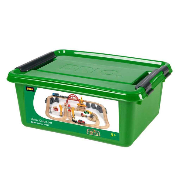 BRIO cargo railway deluxe set, 33097