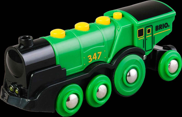 BRIO Big Green Action Locomotive, D, 33593
