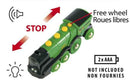 BRIO Big Green Action Locomotive, D, 33593
