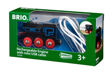 BRIO RAILWAY train with rechargeable engine/mini USB cable, 33599