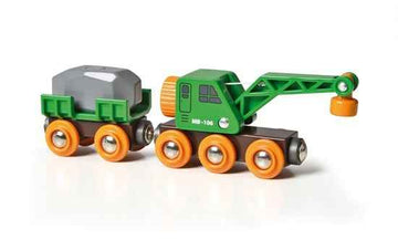 BRIO RAILWAY Clever Crane Wagon, 33698