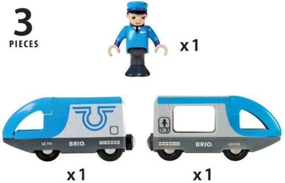 Train à batterie de voyage BRIO RAILWAY, 33506