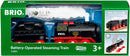 BRIO battery-operated steaming train, 33884
