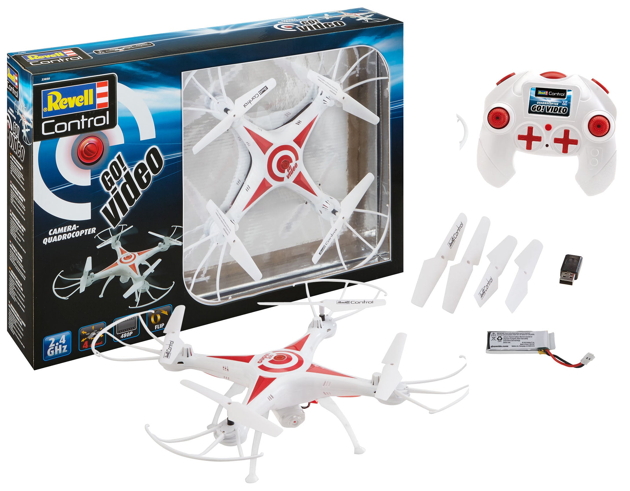 Vidéo du quadricoptère télécommandé revell go! 23858