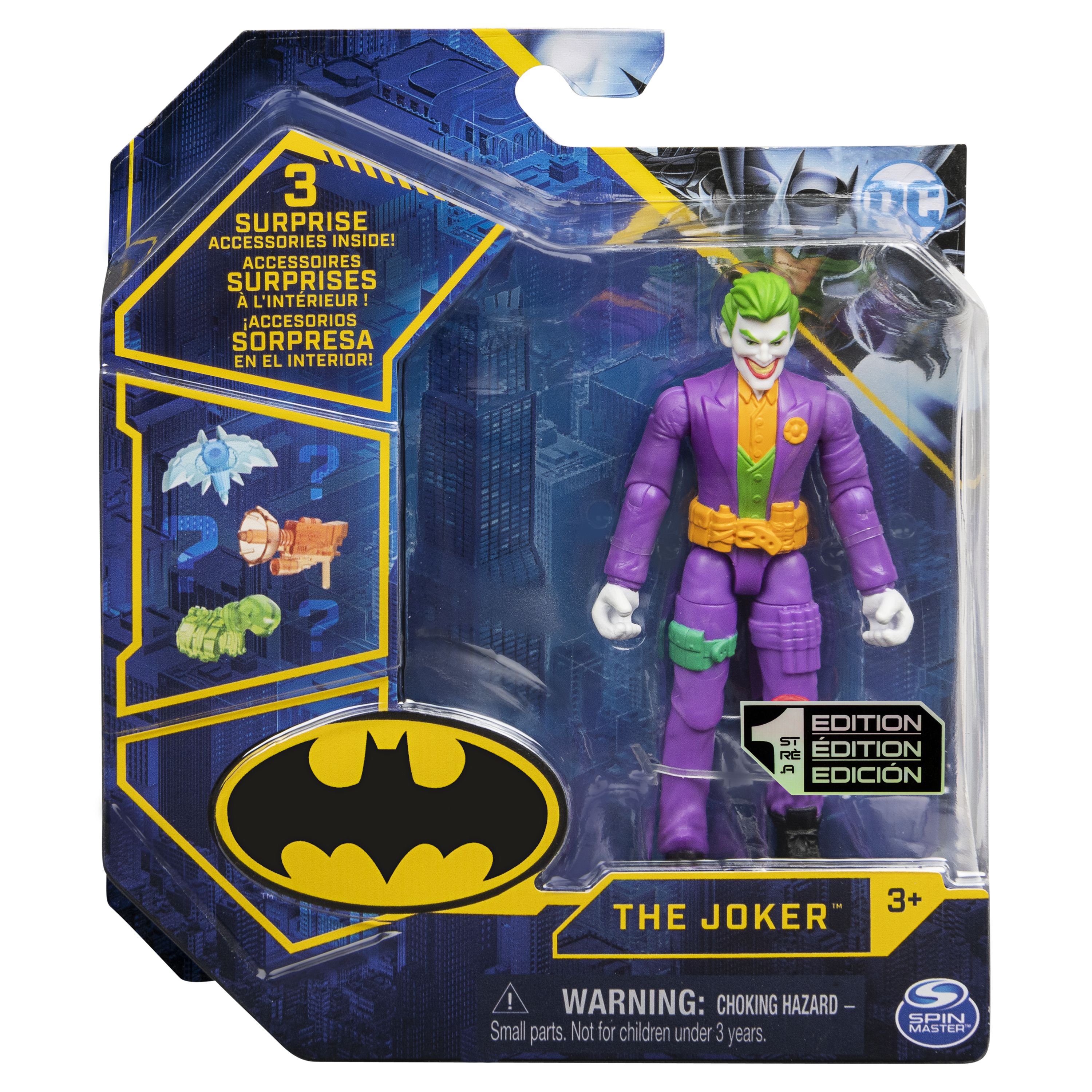 Figurine de base BATMAN, assortiment de 4 pouces, 6055946