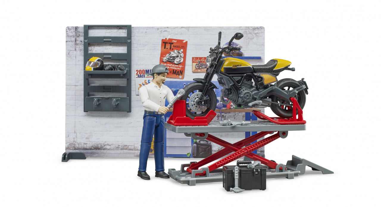 Service moto bruder avec scrambler ducati full throttle 62102