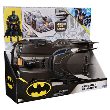 Véhicule BATMAN Crusader Batmobile avec figurine 4", 6067473