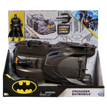 Véhicule BATMAN Crusader Batmobile avec figurine 4", 6067473