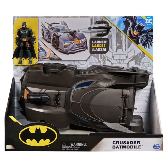 Véhicule BATMAN Crusader Batmobile avec figurine 4", 6067473