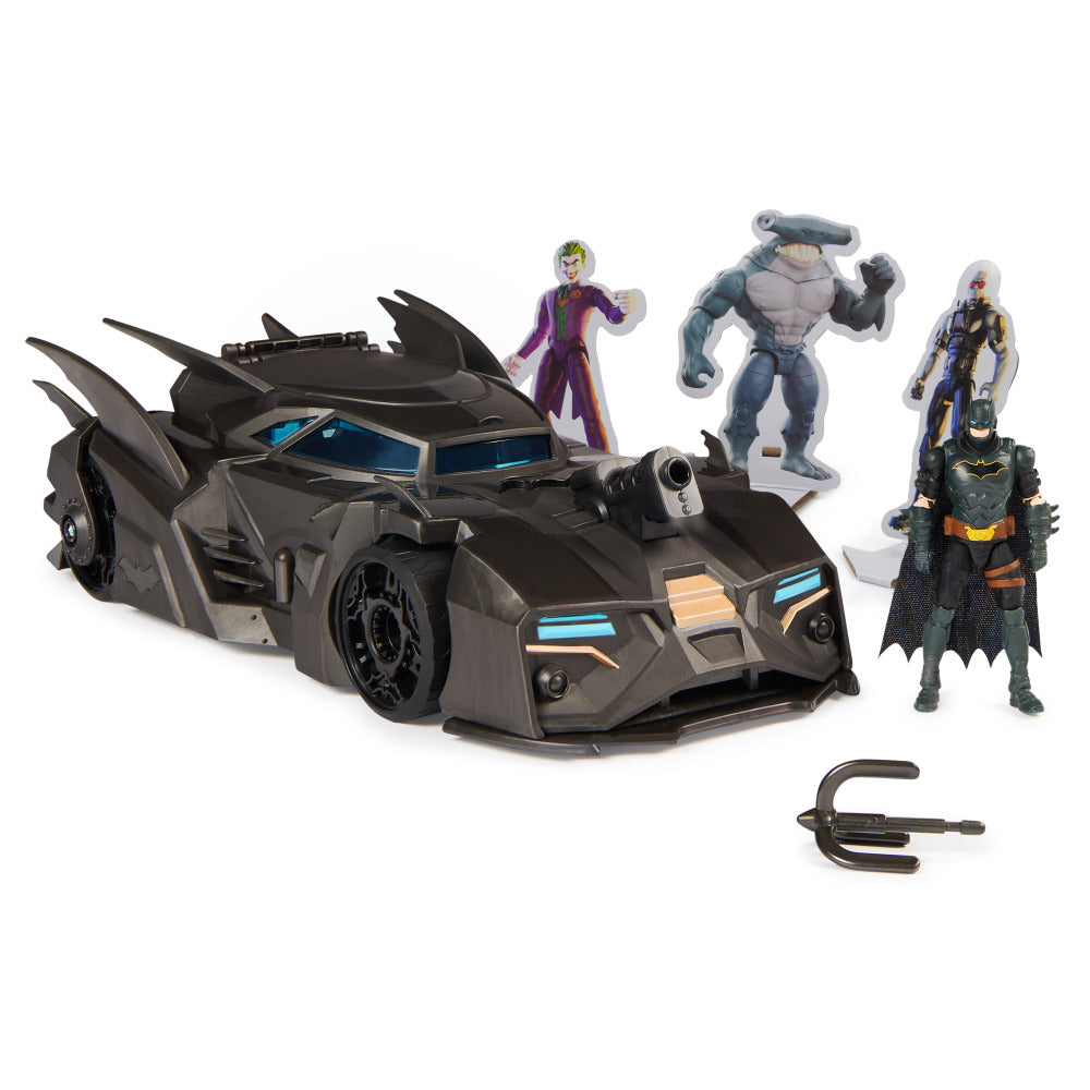 Véhicule batman crusader batmobile avec figurine 4" 6067473