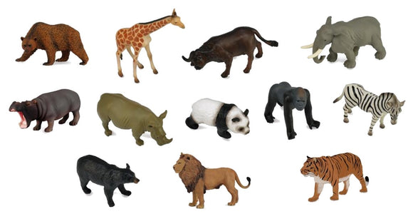 Coffret de mini animaux sauvages à collectionner, A1105