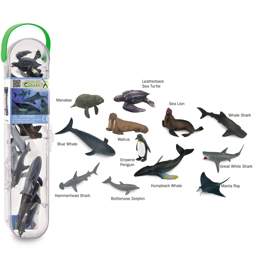 Coffret de mini animaux marins à collectionner - 1 a1107