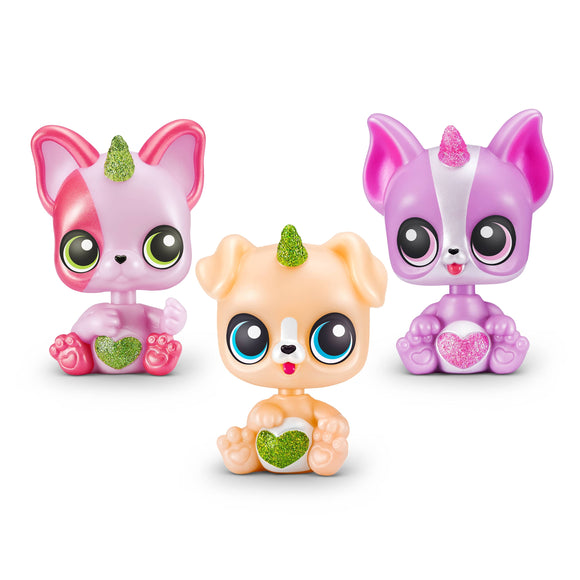 Figurine rainbocorns avec accessoires pocket puppycorn 1 série 10 accessoires 9284