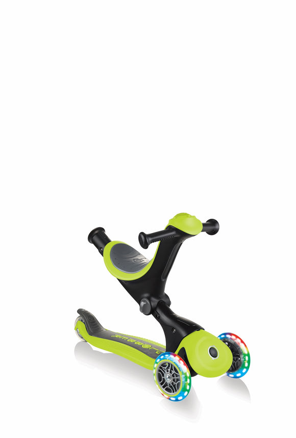 GLOBBER scooter Go Up Deluxe Lights, lime green, 646-106