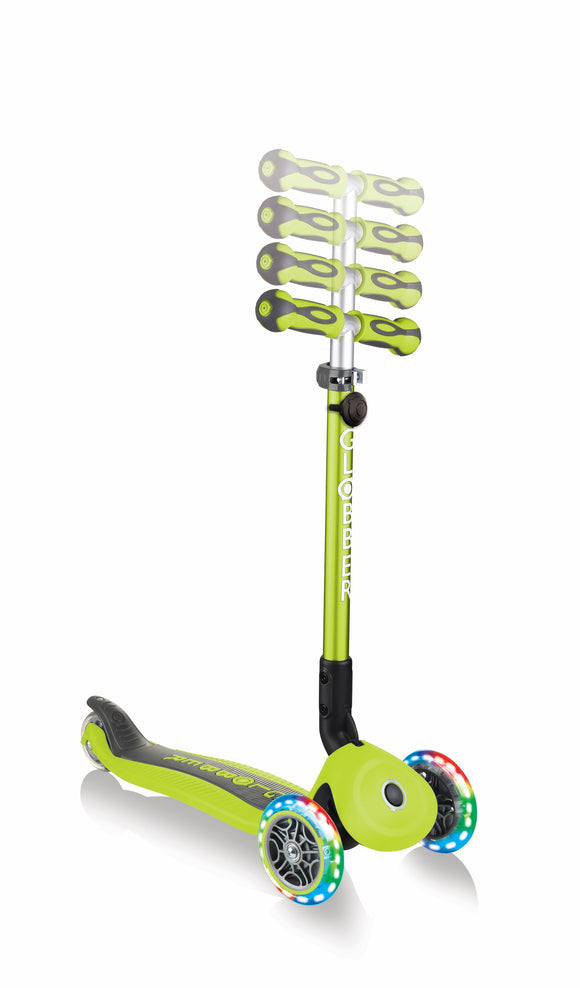 GLOBBER scooter Go Up Deluxe Lights, lime green, 646-106