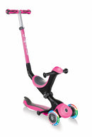 GLOBBER scooter Go Up Deluxe Lights, deep pink, 646-110-1